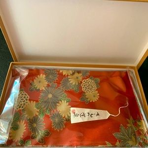 Japanese Obi Silk BWT 90s vintage in handmade box